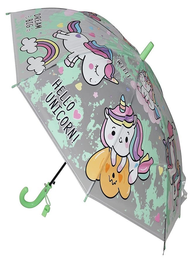 Prisma Collections unicorn umbrella for girls rain umbrella color as per available - Image 3